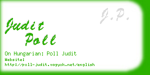 judit poll business card